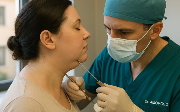 Liposuzione mento Napoli – riduzione doppio mento con il Dr. Amoroso